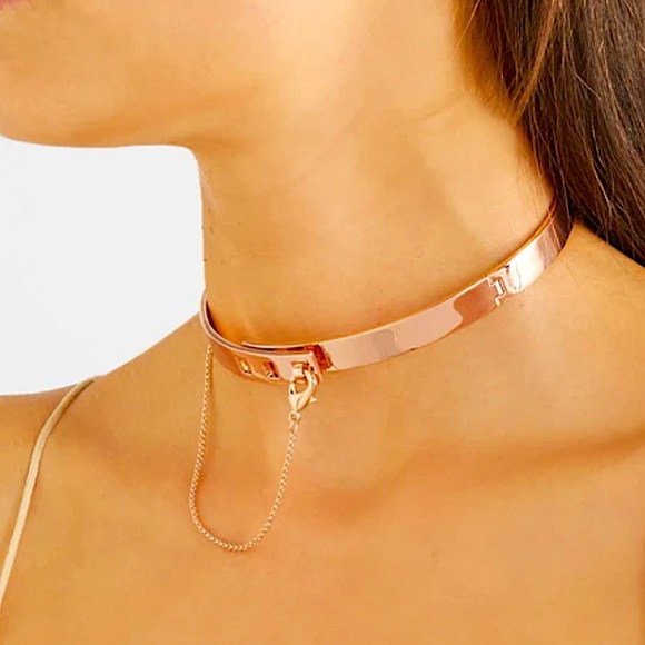 Eddie Borgo Accessories - Eddie Borgo designer rose gold choker